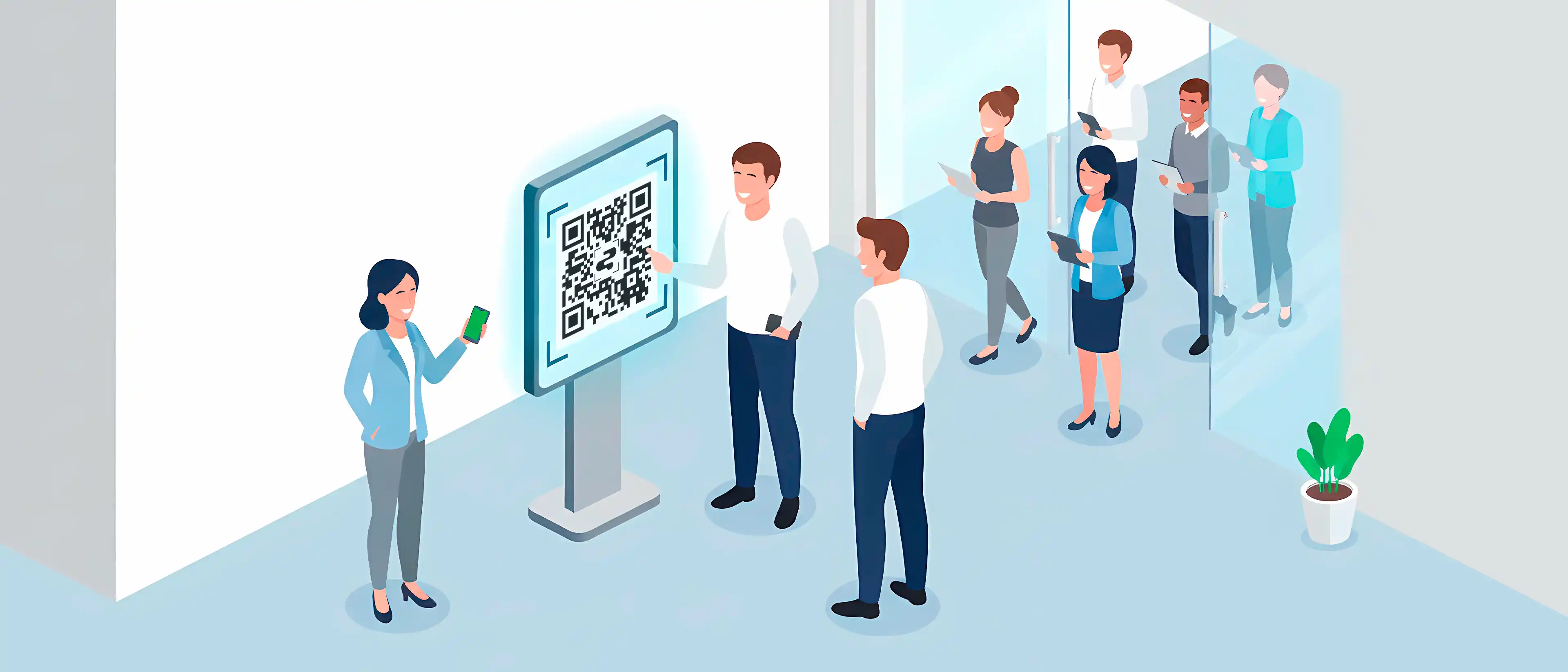 ¿Cómo registrar entradas y salidas laborales con QR?